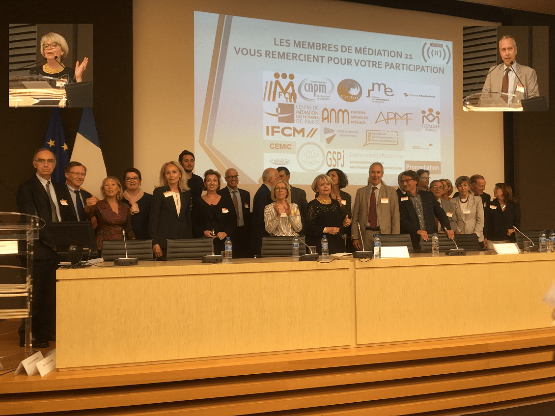 États Généraux de la Médiation le 15-06-2018 organisés à l'Assemblée Nationale par le collectif MEDIATION21